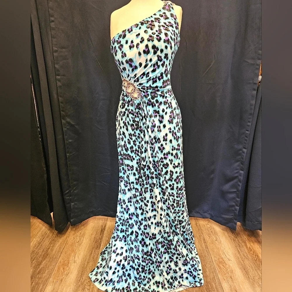 Animal print, maxi, dress, wedding, formal, party, prom, senior ball, colorful